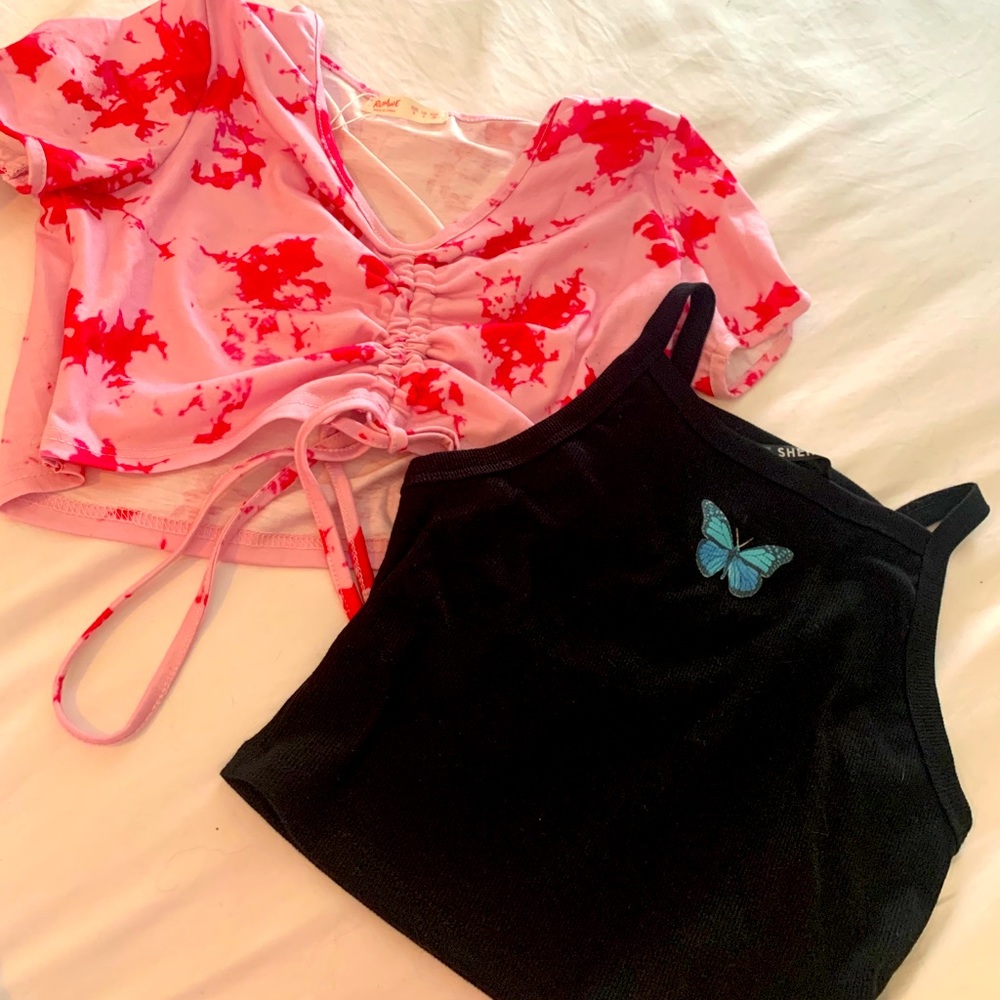 Butterfly shirt (pink is sold)